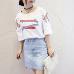 Harajuku Rope Cut Out Tee