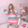 Oversize Rainbow Sweater