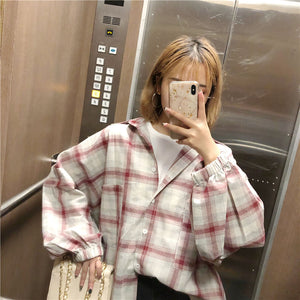 Oversized Plaid Shirt