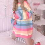 Oversize Rainbow Sweater