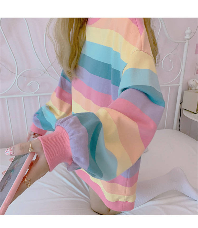 Oversize Rainbow Sweater