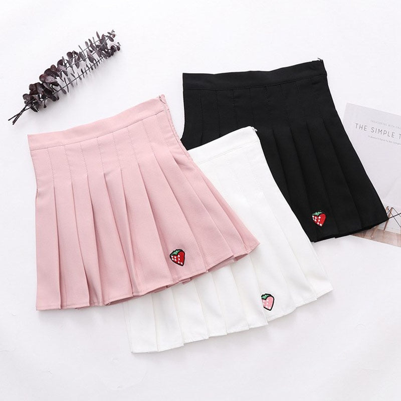 Kawaii Strawberry Skirt