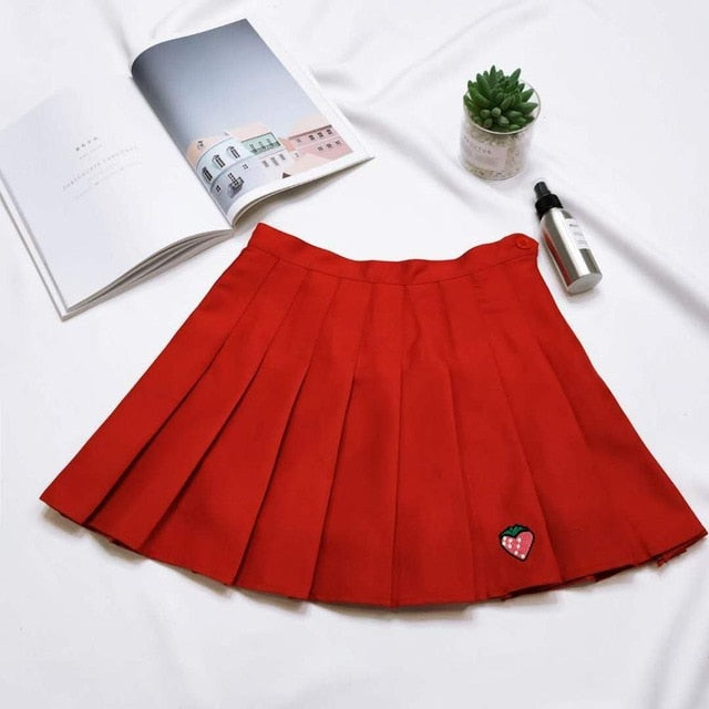 Kawaii Strawberry Skirt